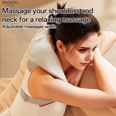 MG11 3 Modes Adjustable Width Neck and Shoulder Massager Heat Therapy Massage Device