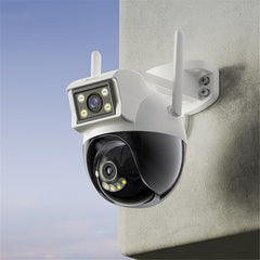 YESIDO KM12 Dual Lens 400W HD Surveillance Camera 360 Degree Wireless WiFi 2.4G Camera Support Two-Way Voice