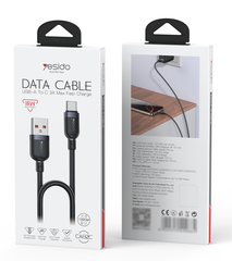 CA132C 1.2 Meter 18W Fast Charging USB to Type-C Aluminum Alloy Braided Data Cable