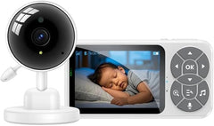 YESIDO KM26 Baby Monitor 3.5 Inch LCD Display Night Vision Temperature Detection 2.4G Wireless Camera