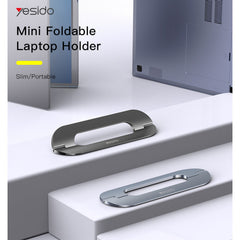 LP03 High Quality Zinc Alloy Magnets Folding Notebook Tablet Laptop Holder Support Stand