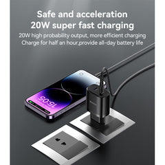 YC54 20W Fast Charging Home Charger(Type-C+Type-C)