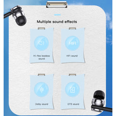 YSP10 Neckband Headphone Sport Wireless Sweat-proof Neckband Headset Magnetic Wireless Earphone