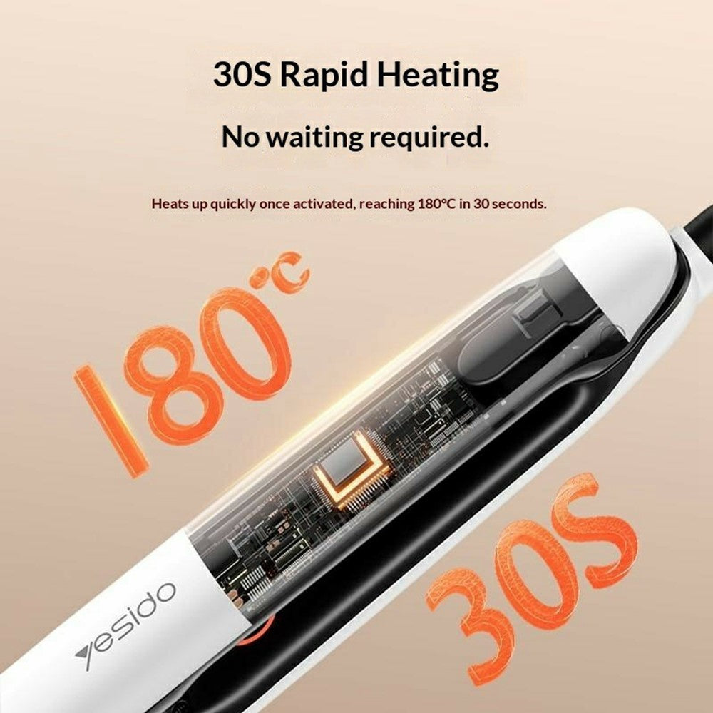 MG31 Hair Straightener Negative Ion Technology 3 Temperature Settings Fast Heating Ceramic Plates