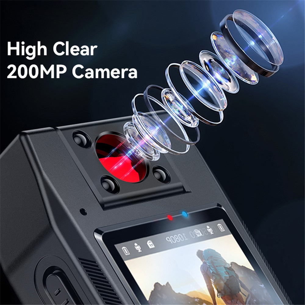 YESIDO KM25 Video Recorder 180 Degree Rotating Lens HD 1.3 Inch Screen 1080P Outdoor Cycling Hiking Camera