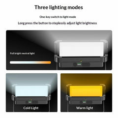 YESIDO DH17 Outdoor Floodlight Emergency Light 600 LED Fill Light 10000mAh Battery for Camping / Fishing - Black