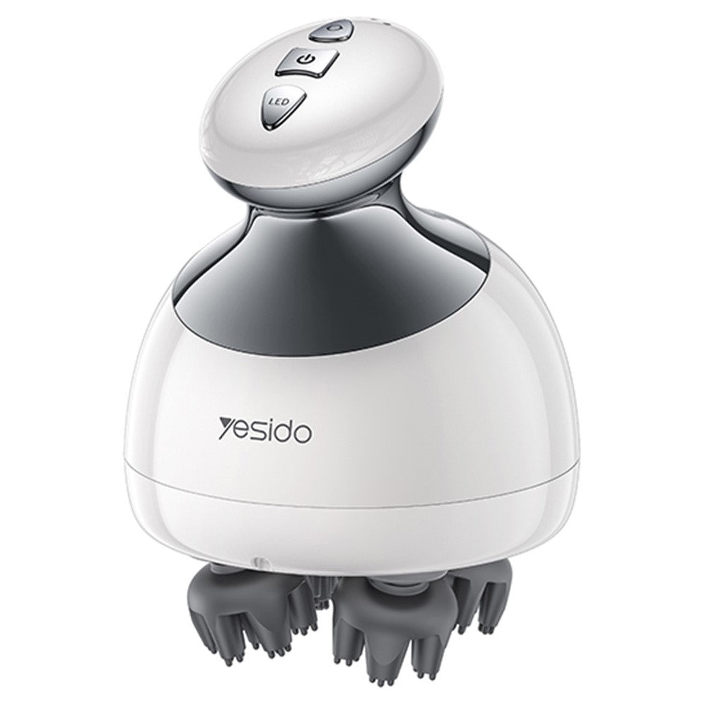 MG12 IPX7 Waterproof Low Noise Head Massager with Detachable Charging Dock
