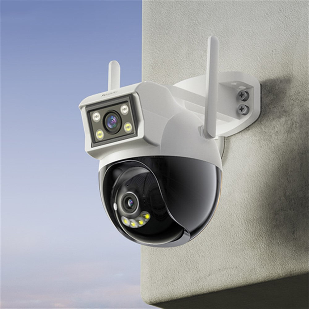 YESIDO KM12 Dual Lens 400W HD Surveillance Camera 360 Degree Wireless WiFi 2.4G Camera Support Two-Way Voice