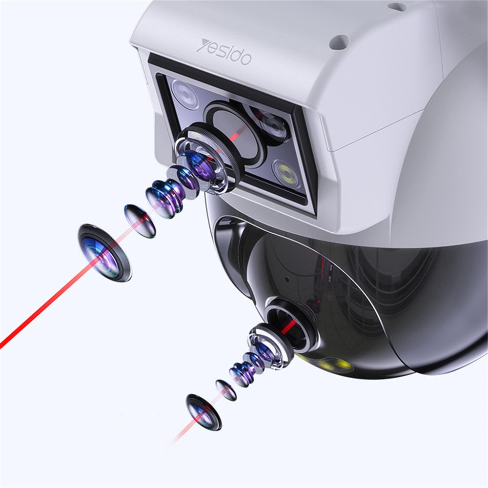 YESIDO KM12 Dual Lens 400W HD Surveillance Camera 360 Degree Wireless WiFi 2.4G Camera Support Two-Way Voice