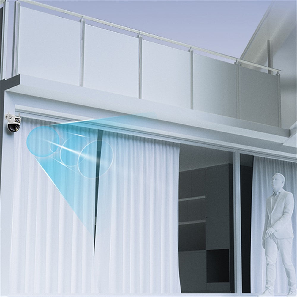 YESIDO KM12 Dual Lens 400W HD Surveillance Camera 360 Degree Wireless WiFi 2.4G Camera Support Two-Way Voice