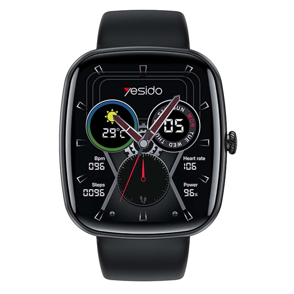 IO22 1.83 Inch Big Screen Real-time Message Notification Health Detection BT Smart Call Watch