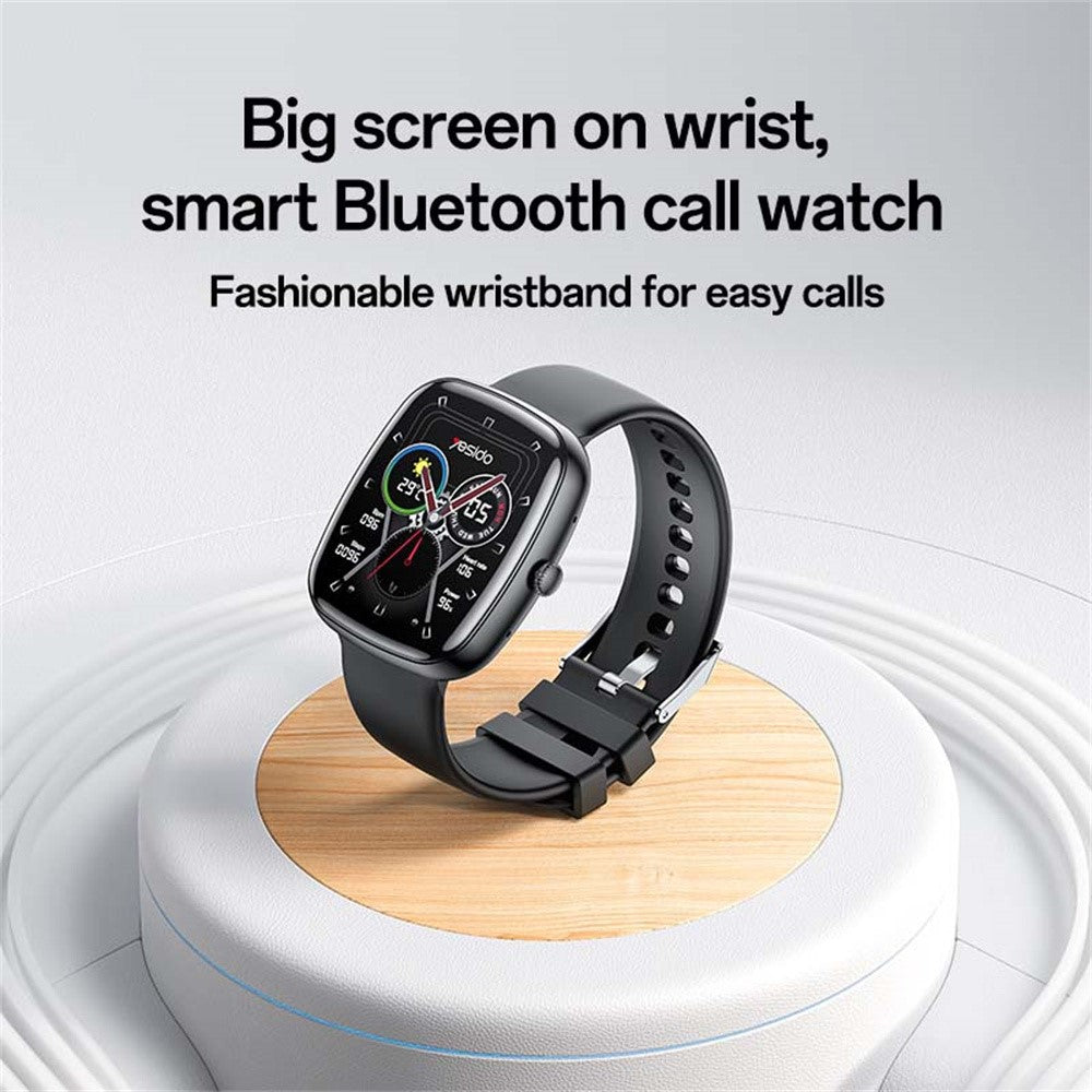 IO22 1.83 Inch Big Screen Real-time Message Notification Health Detection BT Smart Call Watch