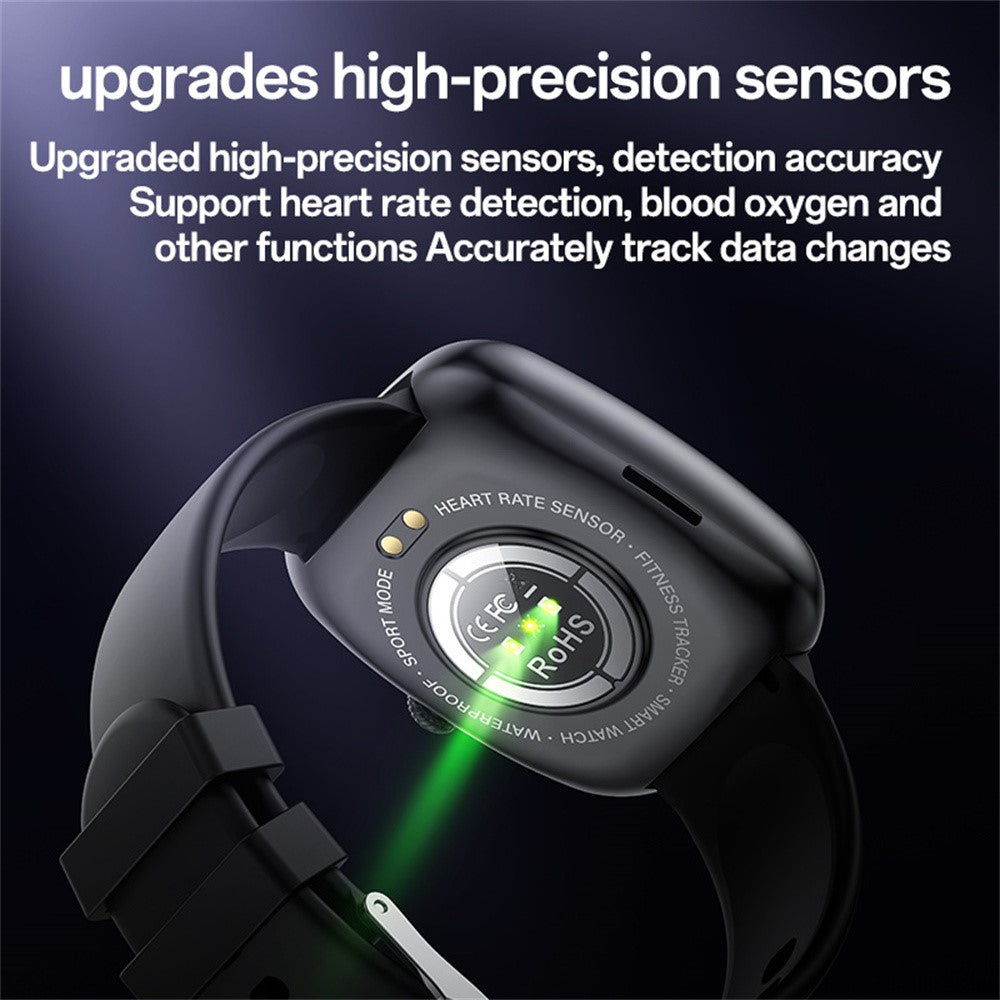 IO22 1.83 Inch Big Screen Real-time Message Notification Health Detection BT Smart Call Watch