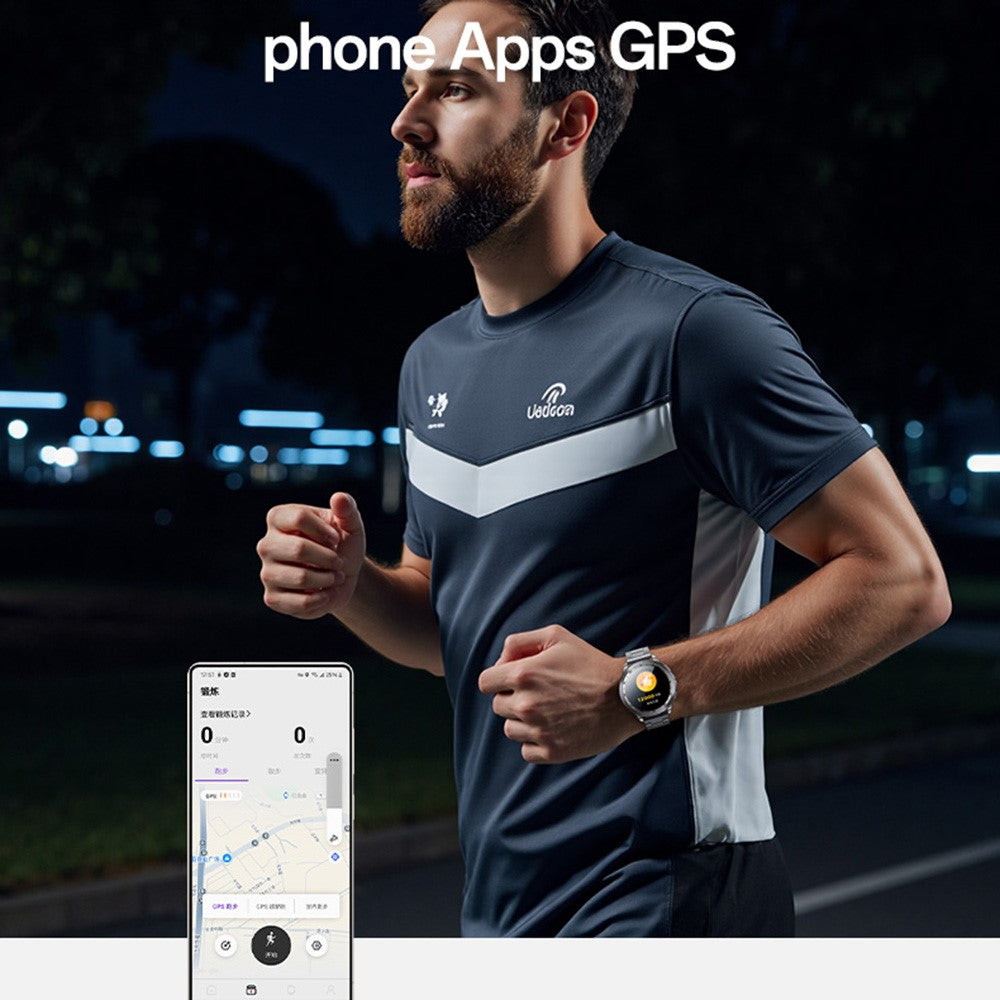 YESIDO IO34 AMOLED Display Metal Smart Watch Fitness Tracker Heart Rate Monitoring Sport Watch