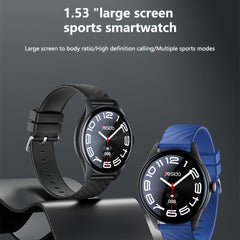 YESIDO IO43 Smart Watch 1.53 Inch HD Display Health Tracker with Heart Rate Monitor / Call Function / Music Control