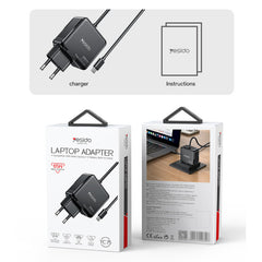 YC75 2M Length Cable Type-C Output 65W Fast Charger EU Standard Laptop Adapter Charger