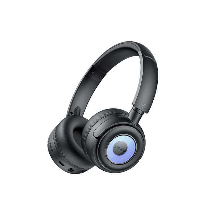 EP06 BT5.3 Colorful RGB Lighting Effects Telescopic Arm Noise-cancelling BT Headphones