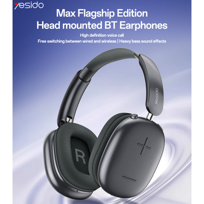 EP10 BT5.4 Free Tekescopic Adjustment 400mAh Wired&Wireless Headset Head Mounted BT Earphone