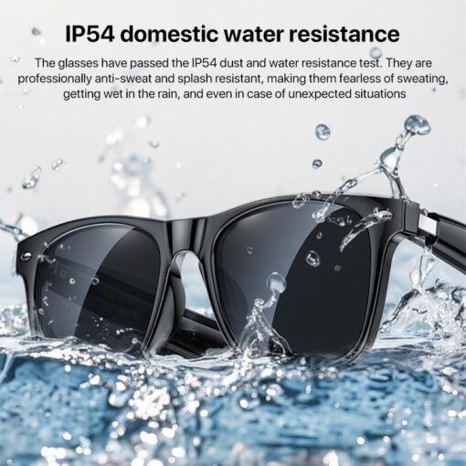 YESIDO IO35 Smart Music Sunglasses Bluetooth-Compatible Wireless IP54 Waterproof Hands-Free Calling Eyewear