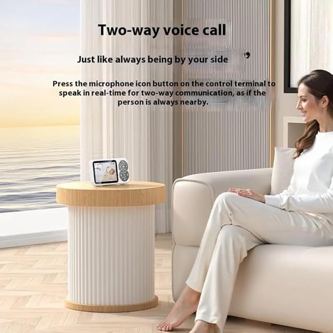 YESIDO KM26 Baby Monitor 3.5 Inch LCD Display Night Vision Temperature Detection 2.4G Wireless Camera