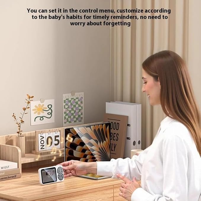 YESIDO KM26 Baby Monitor 3.5 Inch LCD Display Night Vision Temperature Detection 2.4G Wireless Camera