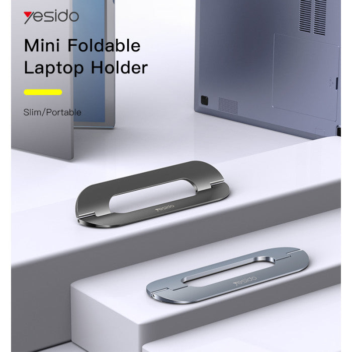 LP03 High Quality Zinc Alloy Magnets Folding Notebook Tablet Laptop Holder Support Stand