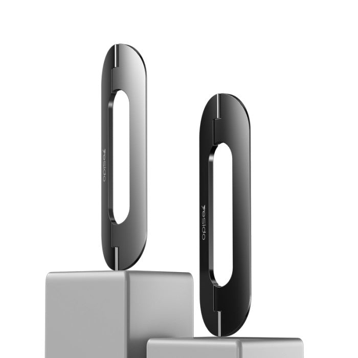 LP03 High Quality Zinc Alloy Magnets Folding Notebook Tablet Laptop Holder Support Stand