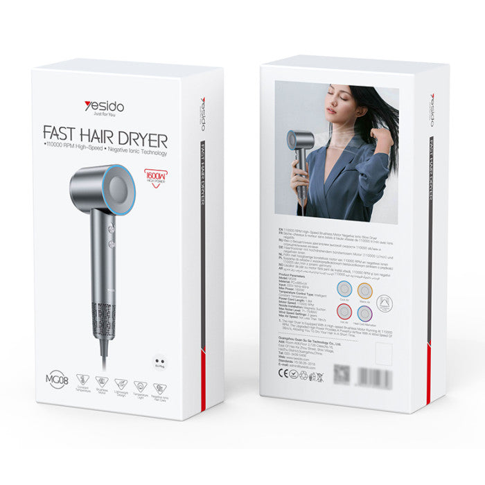 MG08 Negative Lon Conditioning Eight Blow-dry Modes Fast And Quick Drying Hair Dryer