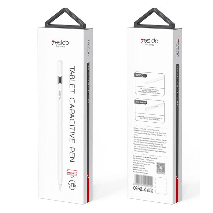 ST16 Aluminum Alloy 130mAh Battery Three Generations Of IP Tablet Specific Pens Stylus Pen