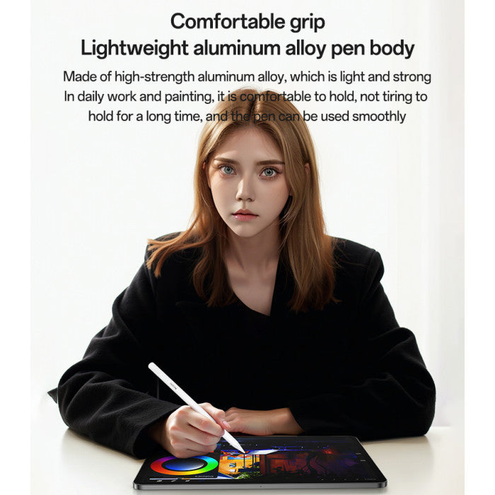 ST17 Aluminum Alloy Magnetic Adsorption Real-time Display Of Power Supply Stylus Pen For IP Tablet