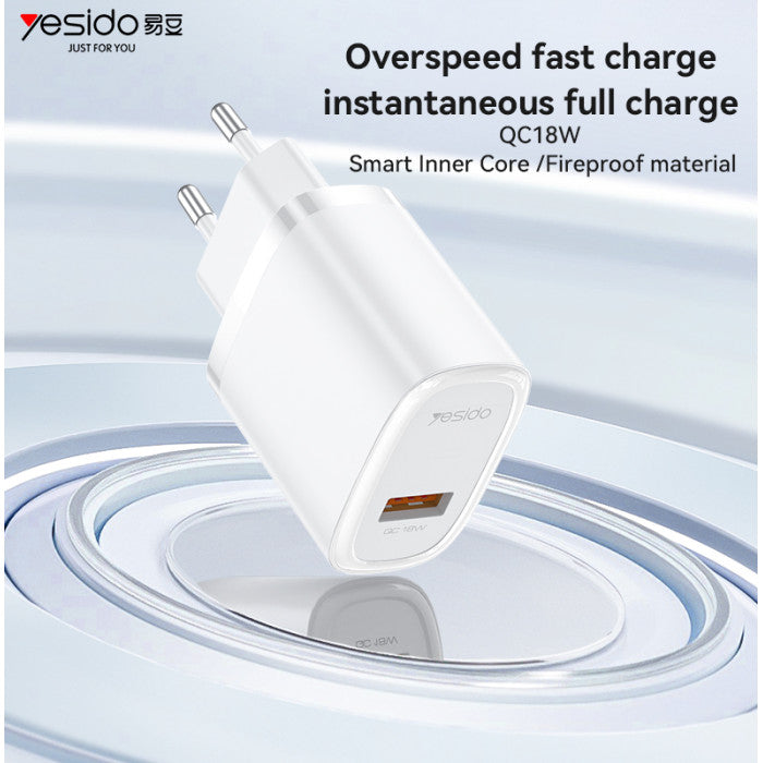 YC66 Overspeed Fast Charge Fireproof Material QC18W Single A EU Char