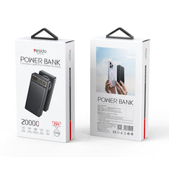 YP58 20000mAh 15W Magnetic Wireless Fast Charging Transparent Power Status Indicator Power Bank