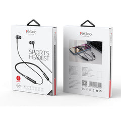 YSP10 Neckband Headphone Sport Wireless Sweat-proof Neckband Headset Magnetic Wireless Earphone